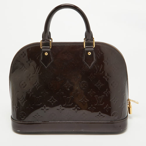 Amarante Monogram Vernis Alma PM Bag