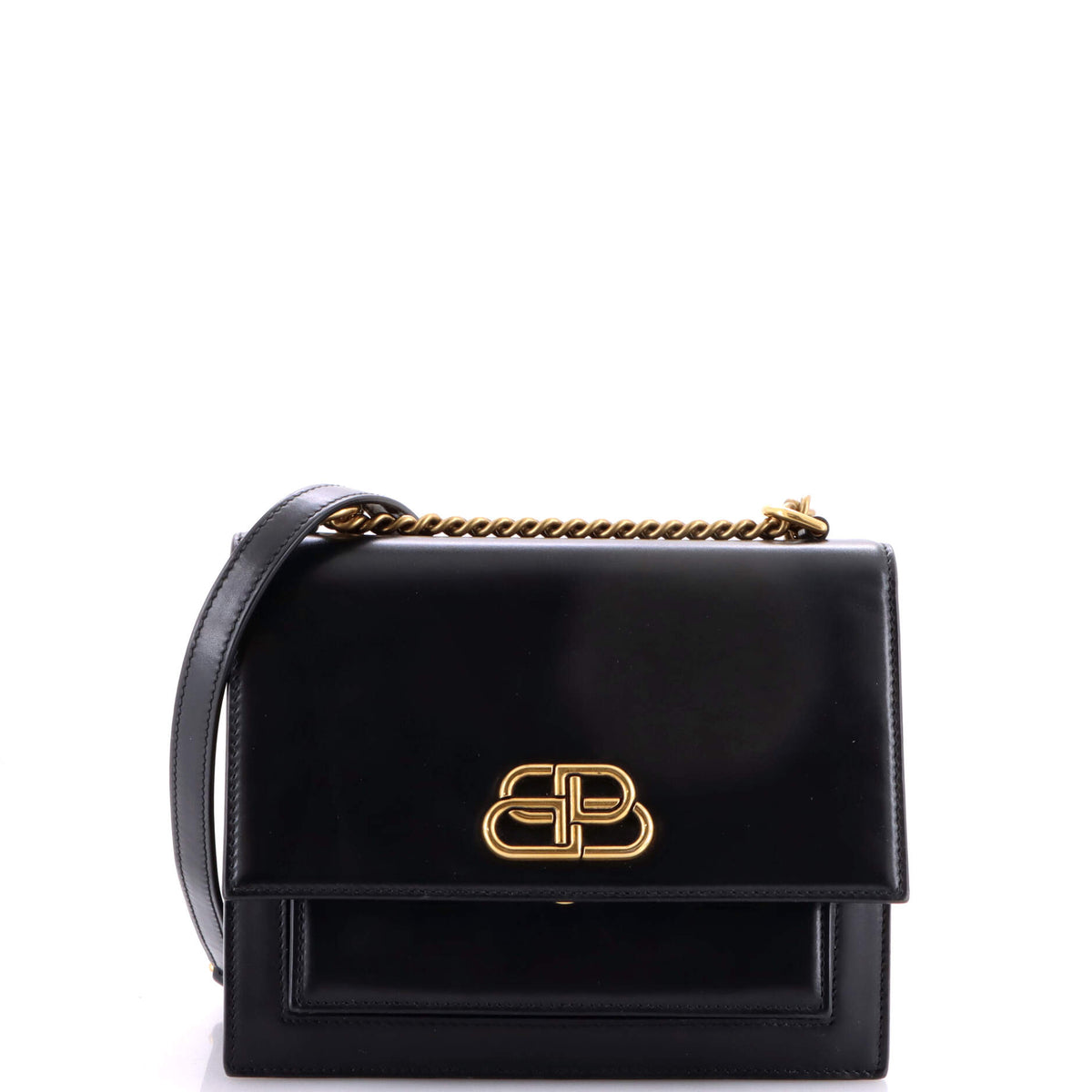 Balenciaga Sharp Shoulder Bag Leather Small