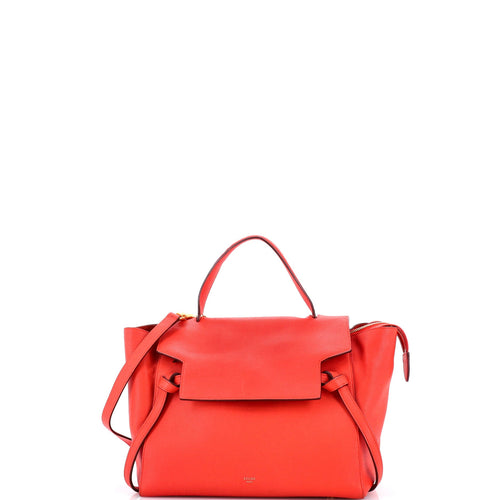 CELINE Belt Bag Textured Leather Mini