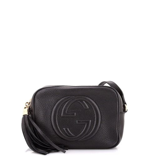 GUCCI Soho Disco Crossbody Bag Leather Small