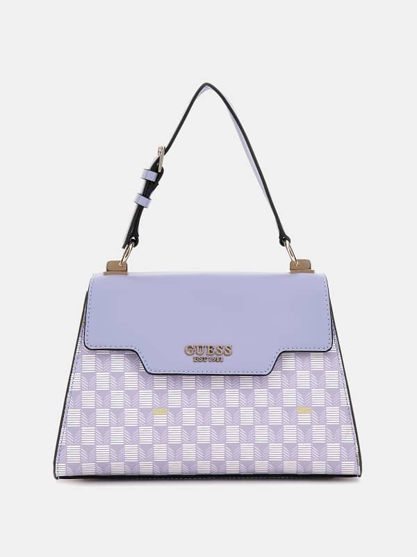 Guess Hallie Handtasche mit geometrischem Print