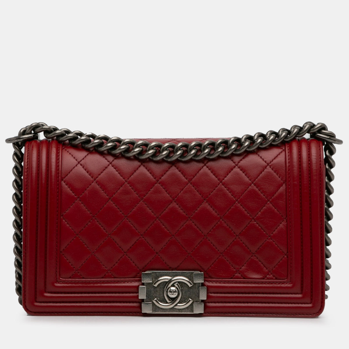 Chanel Medium Lambskin Boy Flap Bag