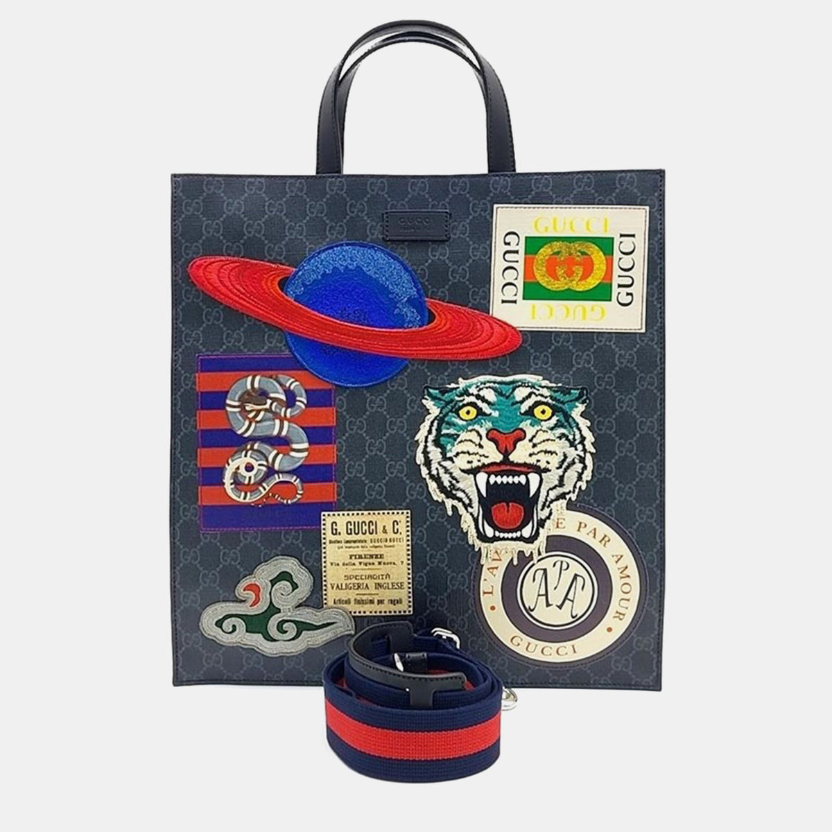 Gucci Soft GG Supreme Tote Bag