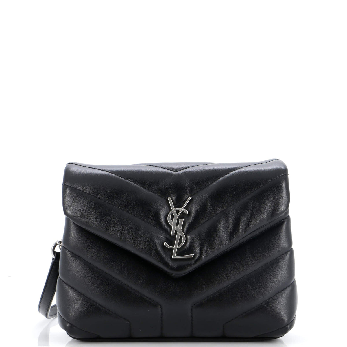 Saint Laurent Loulou Shoulder Bag Matelasse Chevron Leather Toy