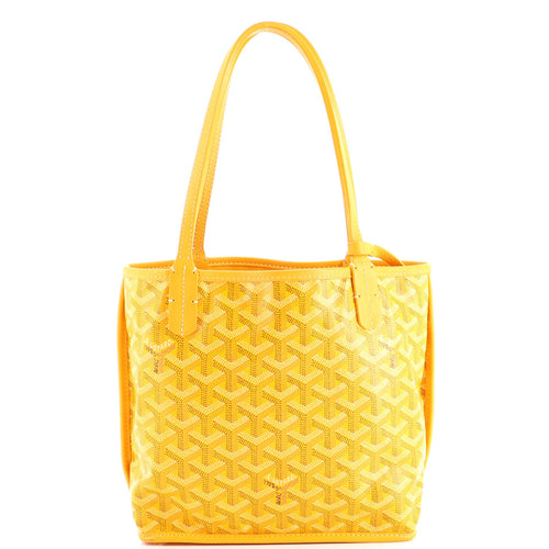 GOYARD Anjou Reversible Tote Coated Canvas Mini