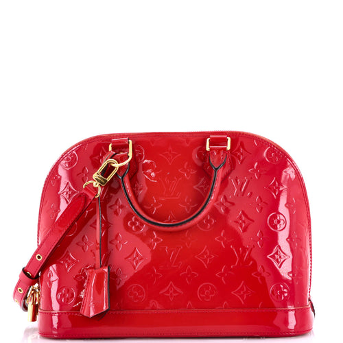 Alma Handbag Monogram Vernis PM