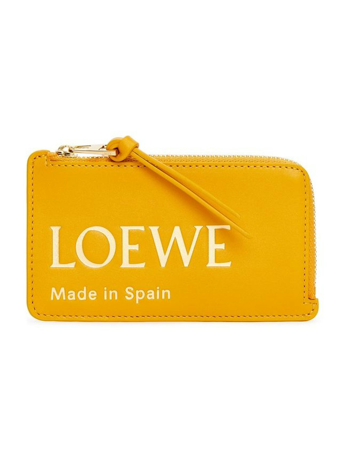 Loewe Women's Embossed Coin Card Holder in Sunflower | CLE0Z40X01