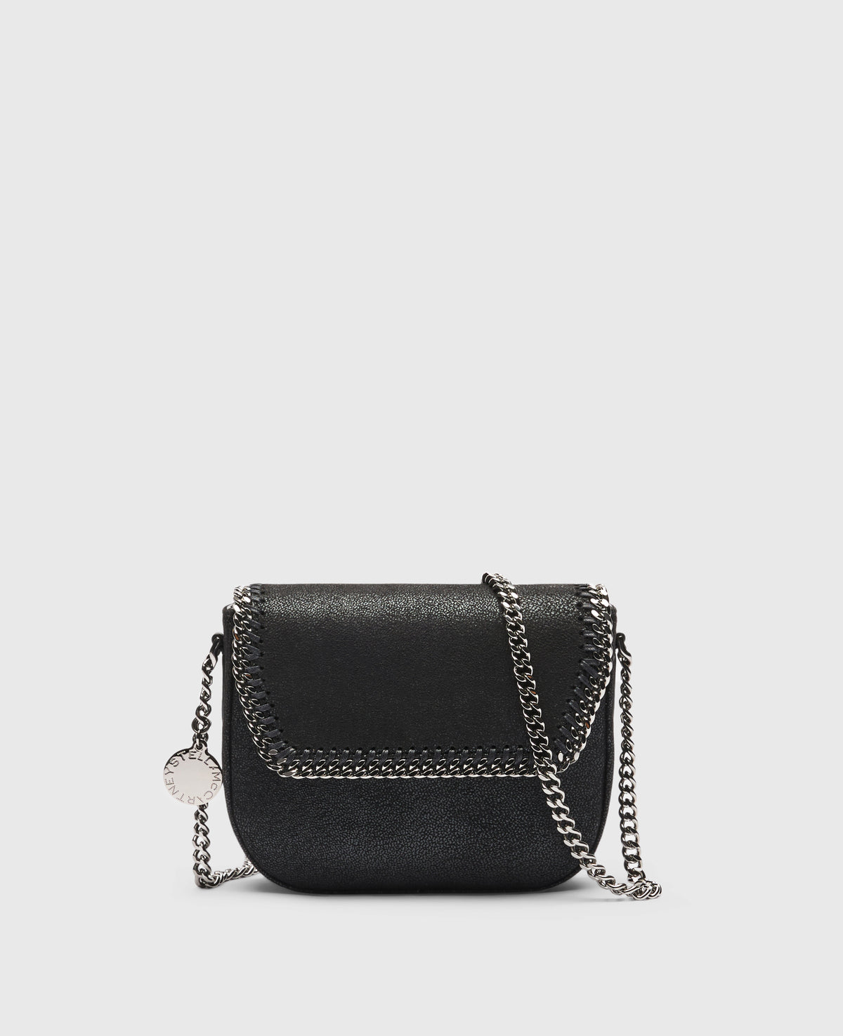 Stella McCartney Falabella Flap Crossbody Bag, Woman, Black