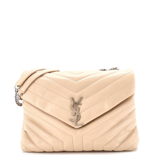 Loulou Shoulder Bag Matelasse Chevron Leather Medium