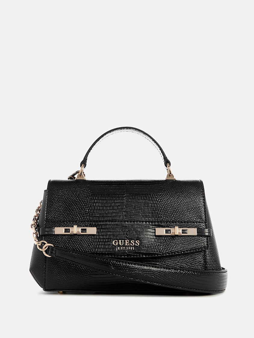 Guess Melinda Lizard Top-Handle Bag