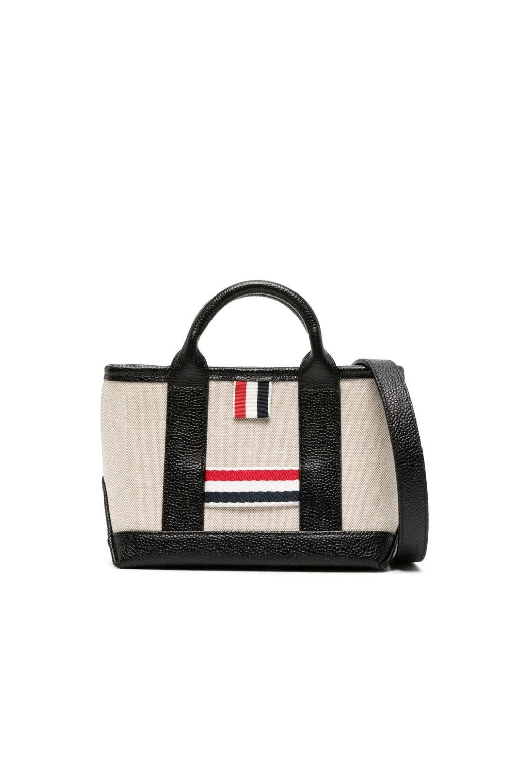 Thom Browne MINI TOOL LEATHER TOTE BAG