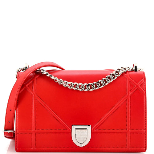 Diorama Flap Bag Calfskin Medium
