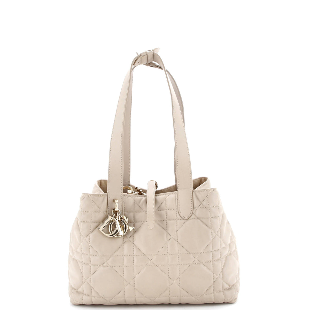 Christian Dior Toujours Tote Bag Macrocannage Quilt Calfskin Medium