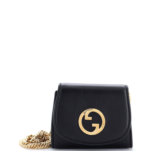 GUCCI Blondie NM Wallet on Chain Leather Medium