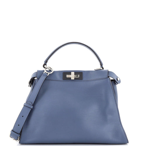 FENDI Peekaboo Bag Rigid Leather Regular