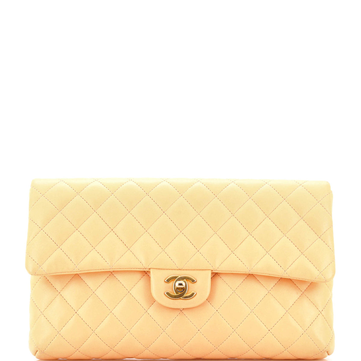 Chanel CHANEL Classic Flap Clutch Quilted Lambskin