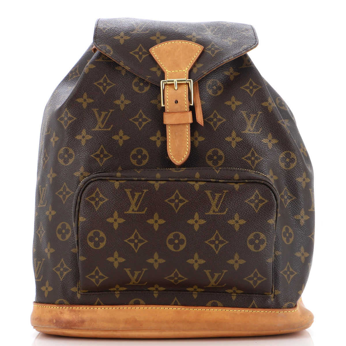 Louis Vuitton Vintage Montsouris Backpack Monogram Canvas GM