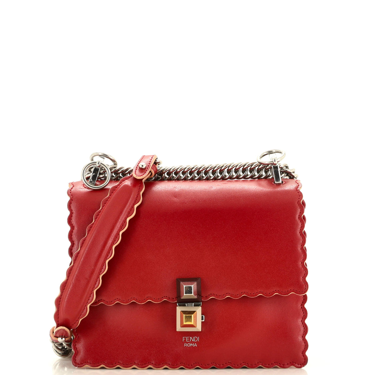 Fendi FENDI Kan I Bag Leather Small
