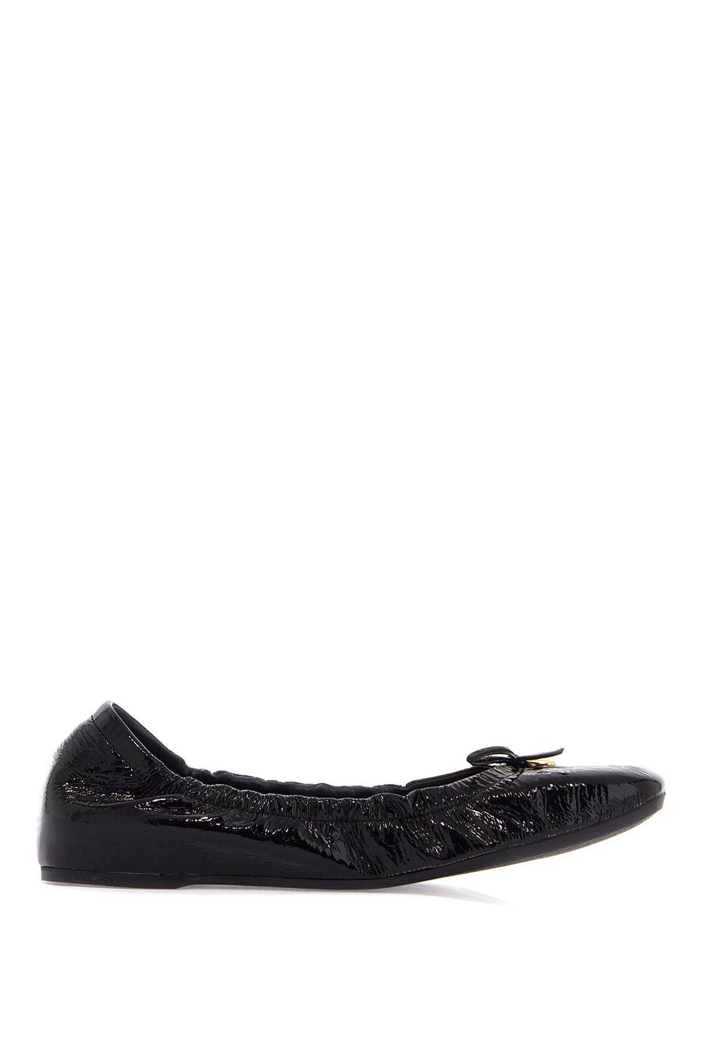 Valentino Garavani Women's Vlogo Signature Patent Leather Baller in Nero | Size IT 39 | 5W2S0JG3HRM