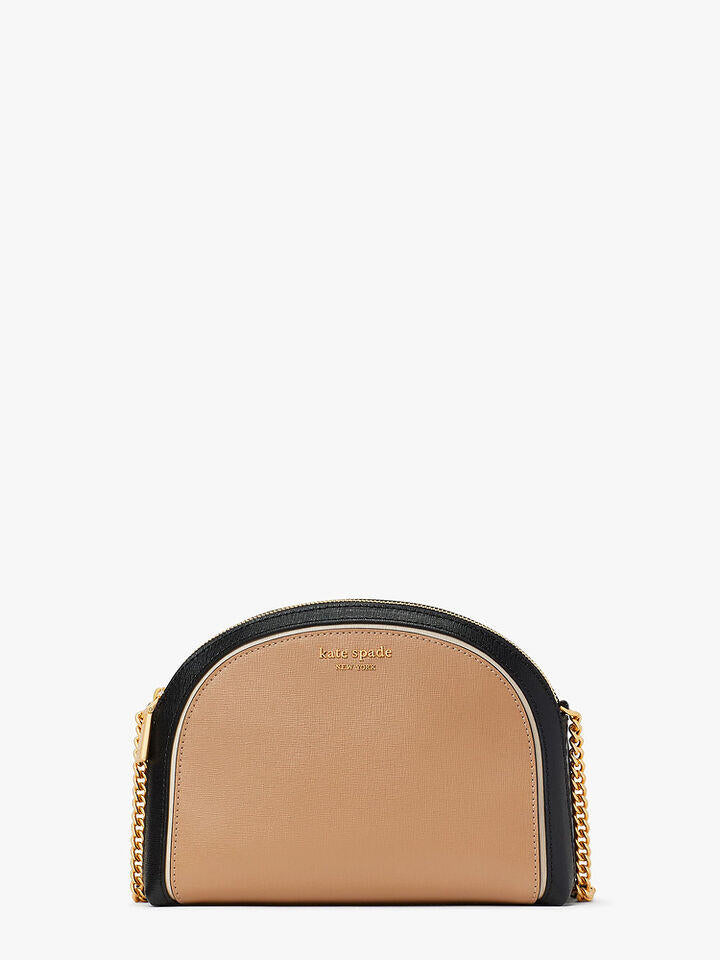 Kate Spade Au Morgan Colourblocked Double-Zip Dome Crossbody