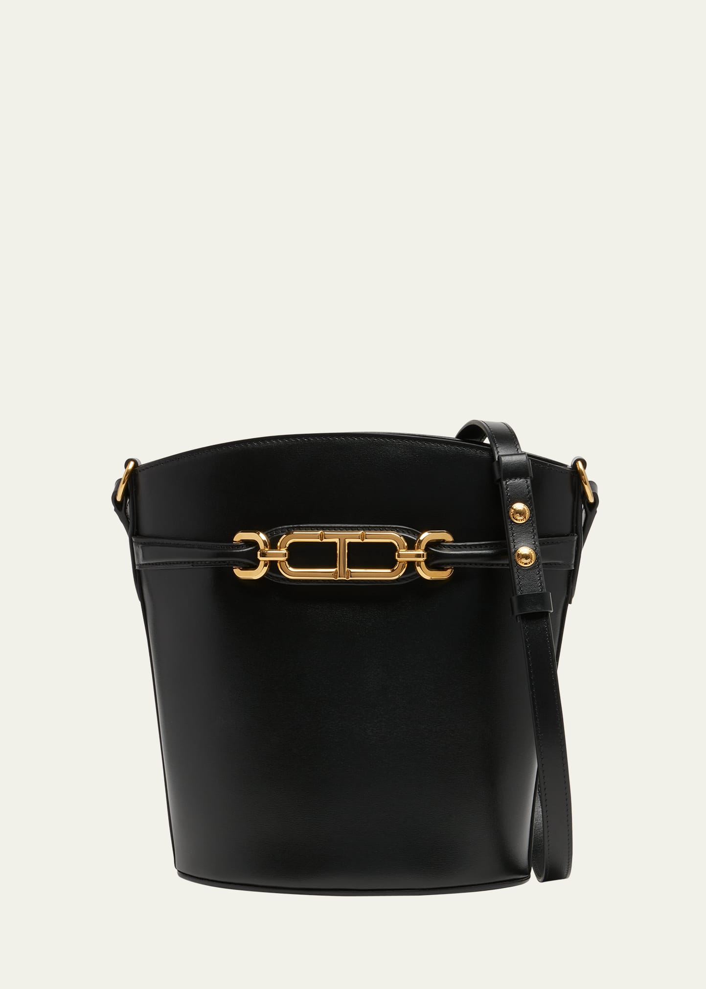 Tom Ford Medium Box Bucket Bag in Leather