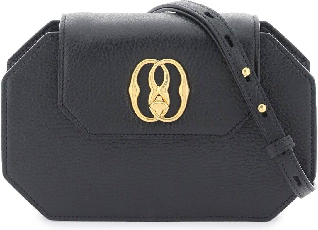 Bally Women's Emblem Octogone Clutch in Black | WLO04P