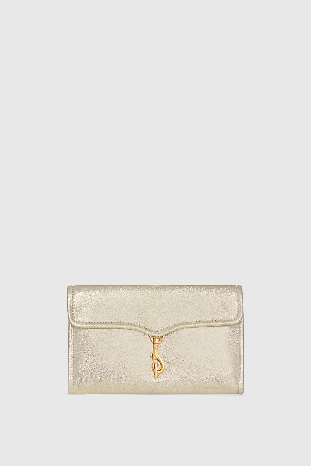 Rebecca Minkoff Travel Wallet In Gold