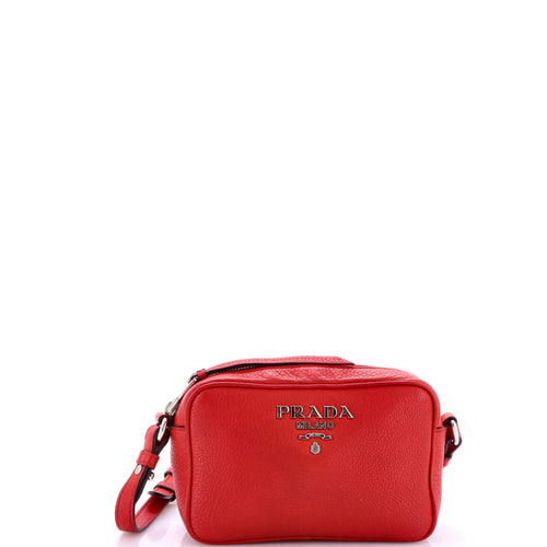 PRADA Dual Strap Camera Bag Vitello Daino