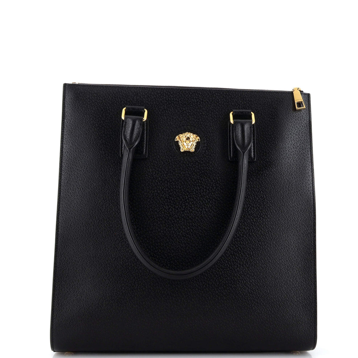 Versace VERSACE La Medusa Zip Tote Bag Leather