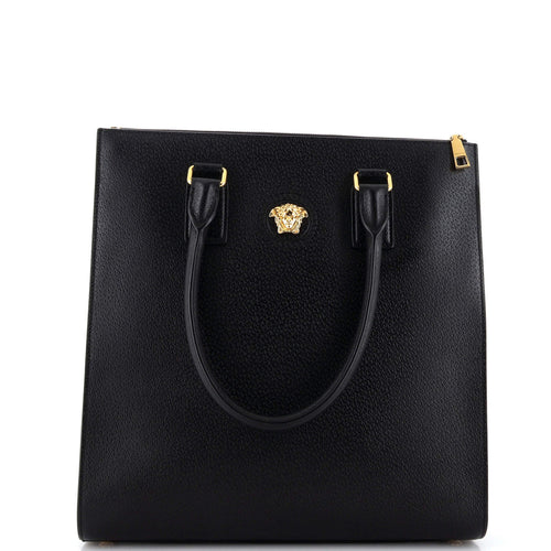 VERSACE La Medusa Zip Tote Bag Leather