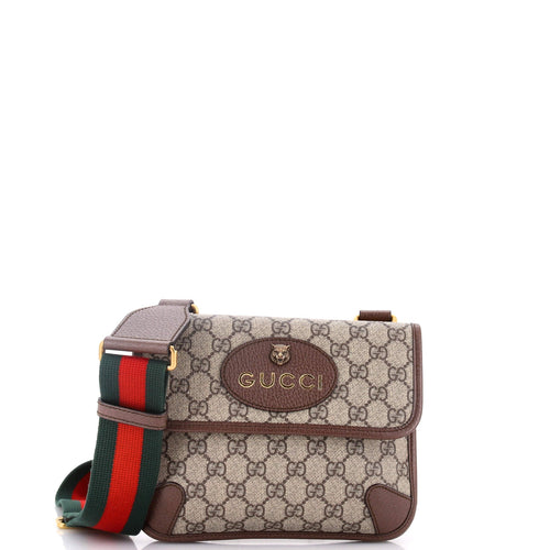 GUCCI Neo Vintage Flap Messenger GG Coated Canvas Small