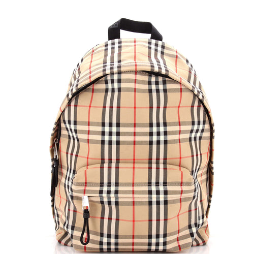Jett Backpack Vintage Check Canvas Medium