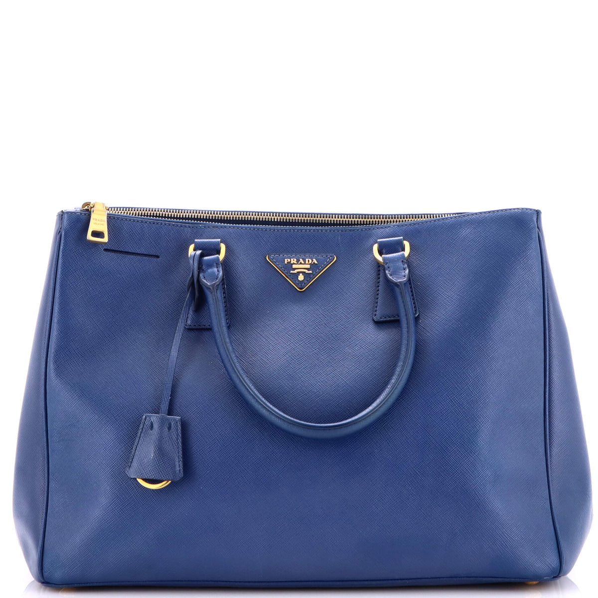 Prada PRADA Double Zip Lux Tote Saffiano Leather Large