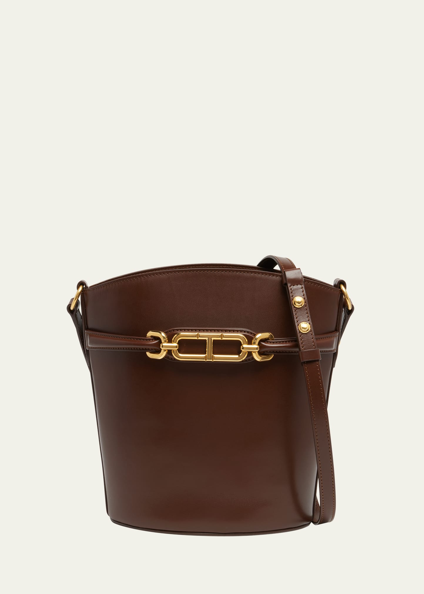 Tom Ford Medium Box Bucket Bag in Leather