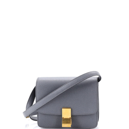 CELINE Classic Box Bag Grainy Leather Teen