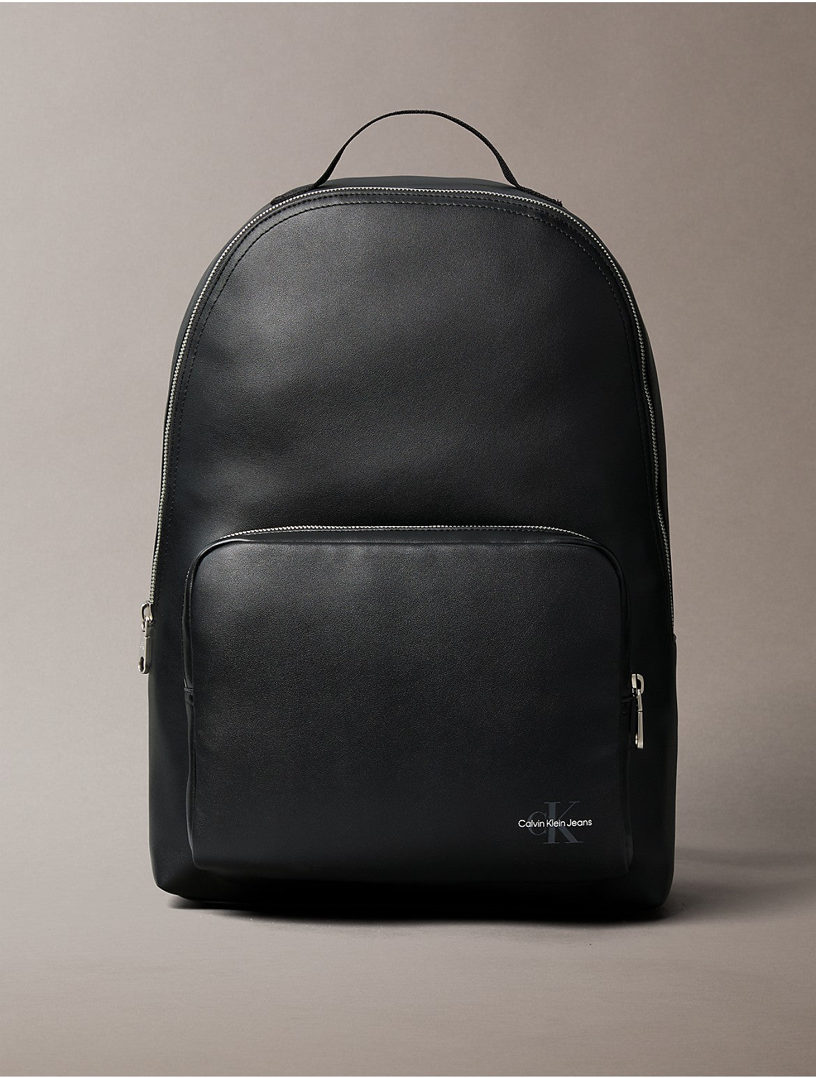 Calvin Klein Men's Monogram Logo Campus Backpack - Black