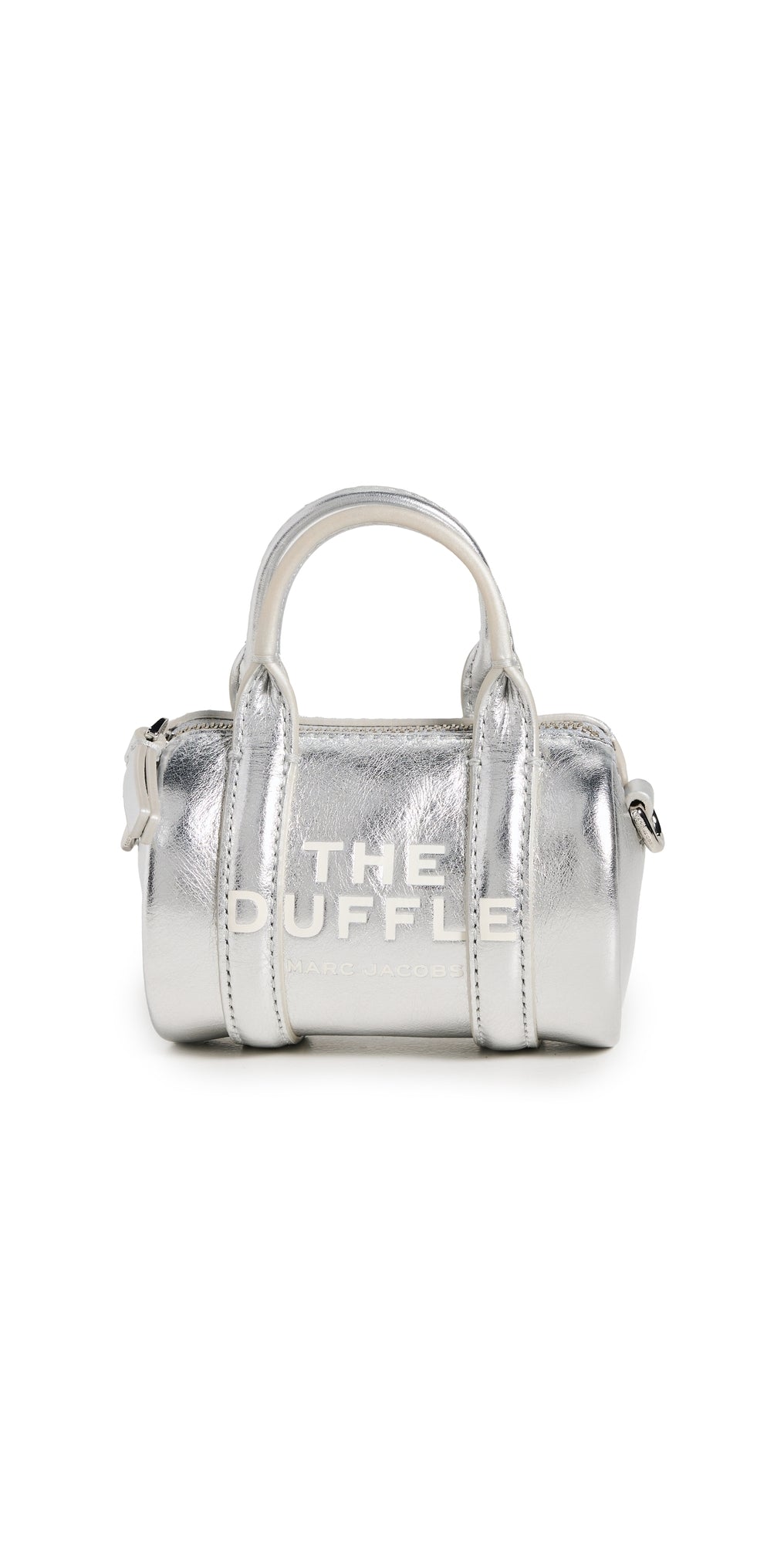 Marc Jacobs The Nano Duffel Crossbody Bag Silver One Size