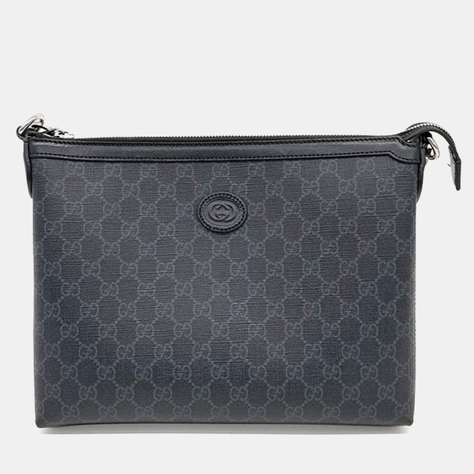 Gucci Grey PVC GG Supreme Handbag