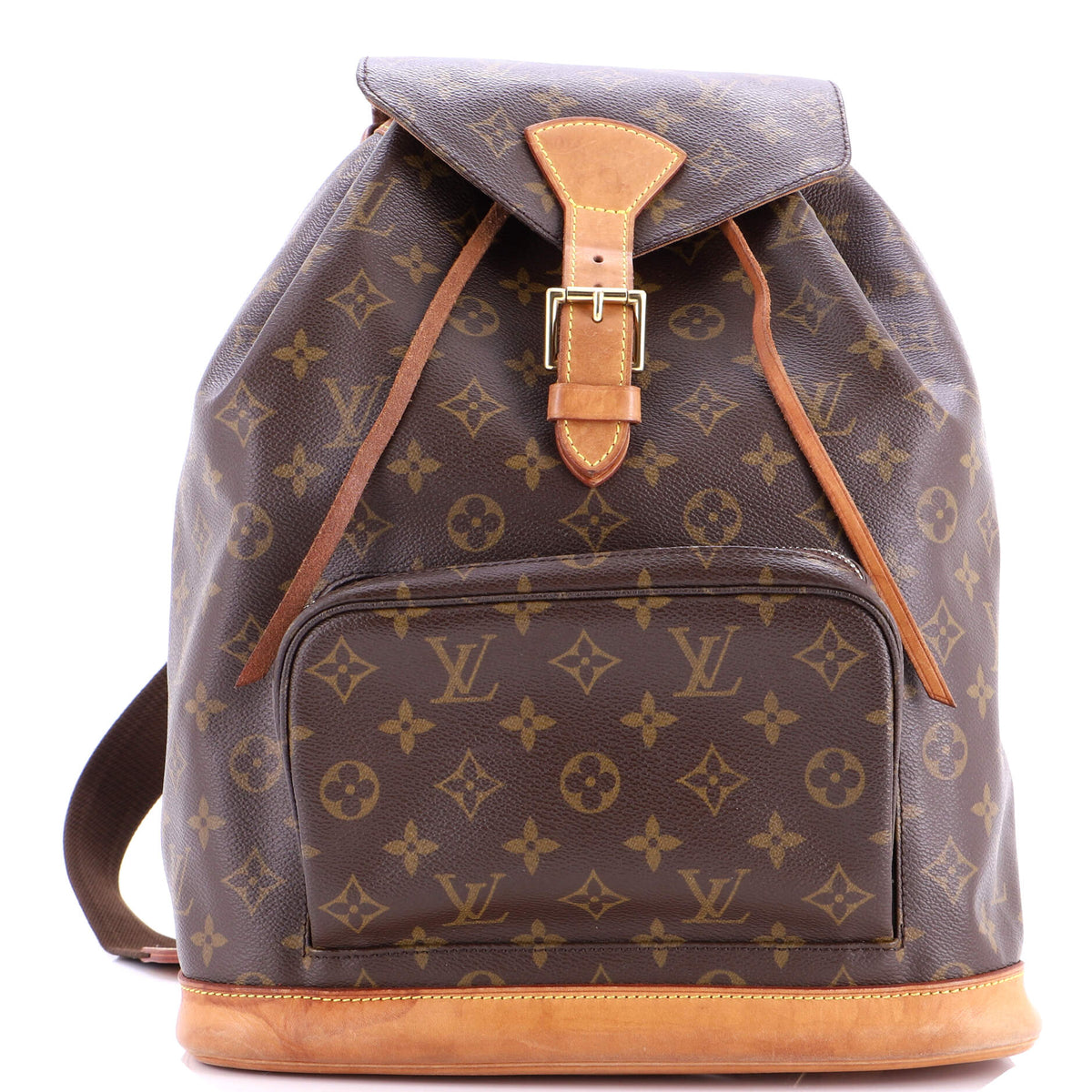 Louis Vuitton Vintage Montsouris Backpack Monogram Canvas GM