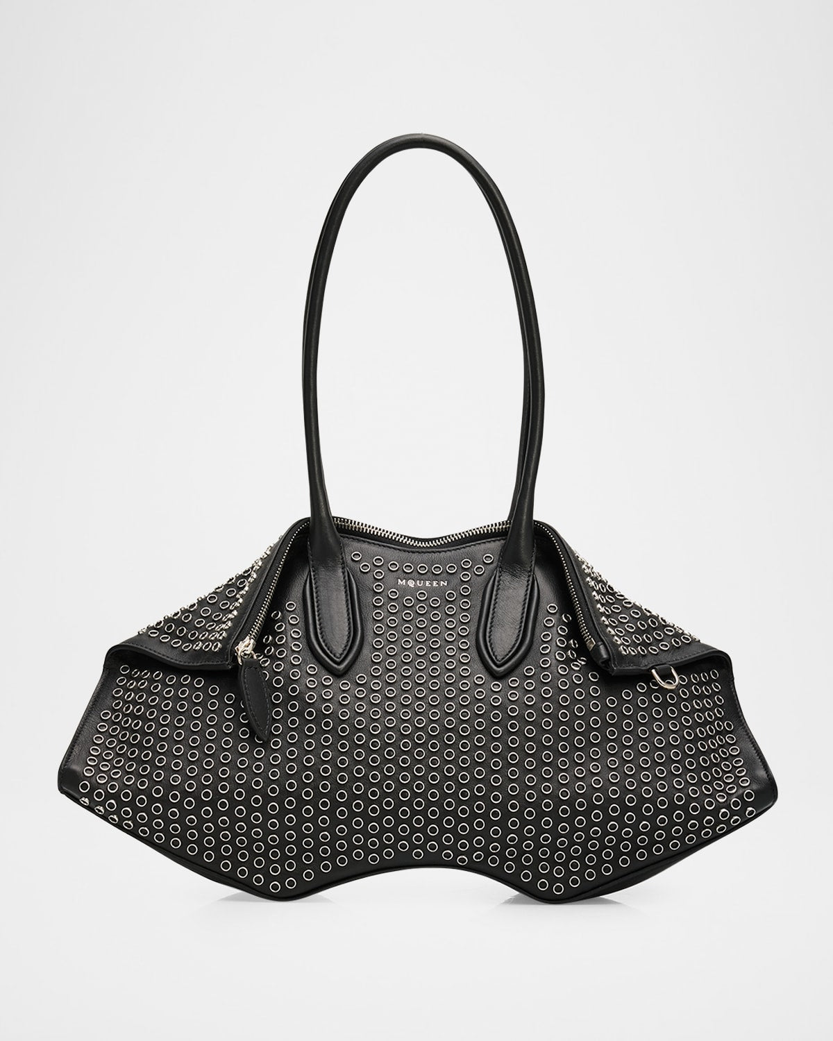 Mcq Manta Studded Sculptural Nappa Leather Shoulder Bag