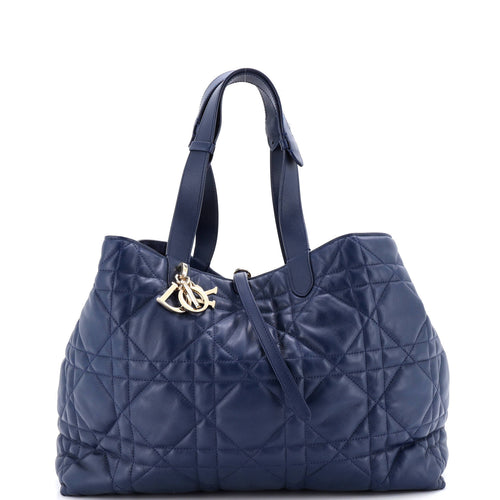 Toujours Tote Bag Macrocannage Quilt Calfskin Large