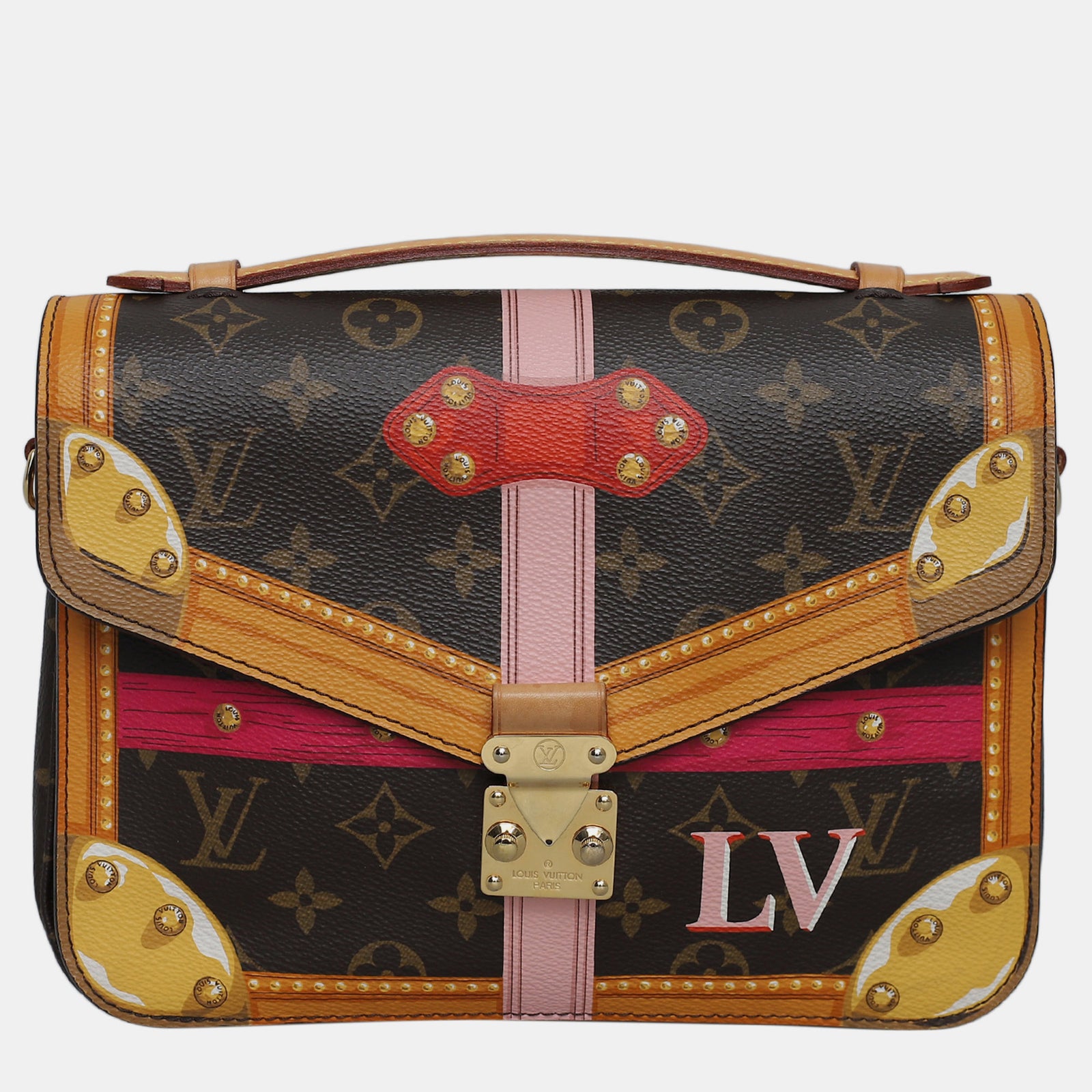 Louis Vuitton Mehrfarbige Metis MM-Tasche mit Monogramm für den Sommer