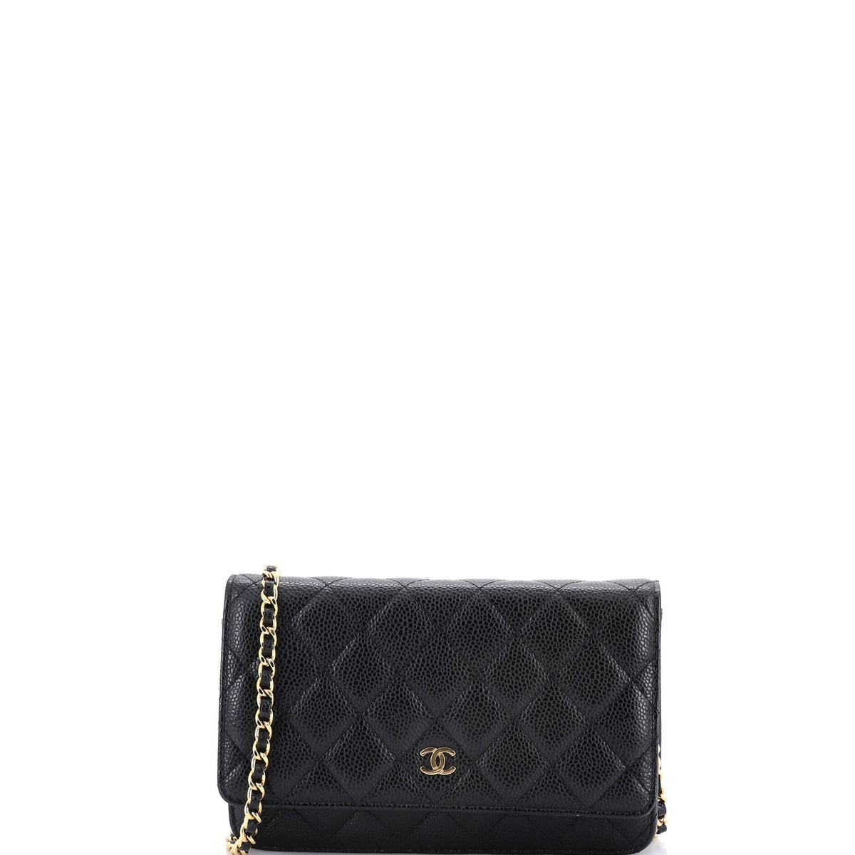 Chanel CHANEL Wallet on Chain Quilted Caviar