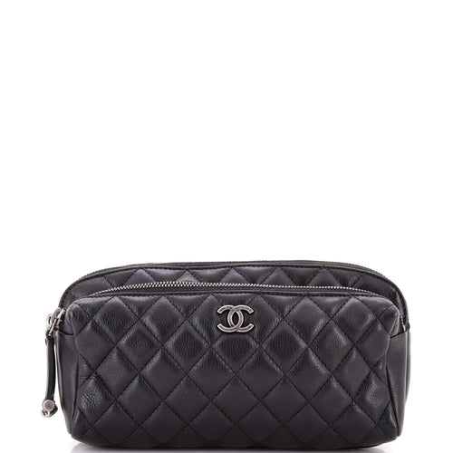 CHANEL Street CC Waist Bag Quilted Calfskin