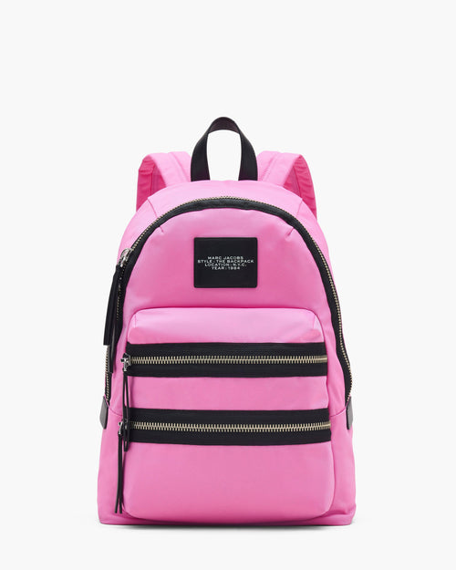 Marc Jacobs The Biker Nylon Large Backpack in Bow Pink