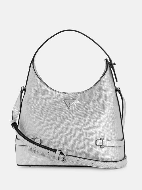 Rosalba Small Metallic Hobo Crossbody