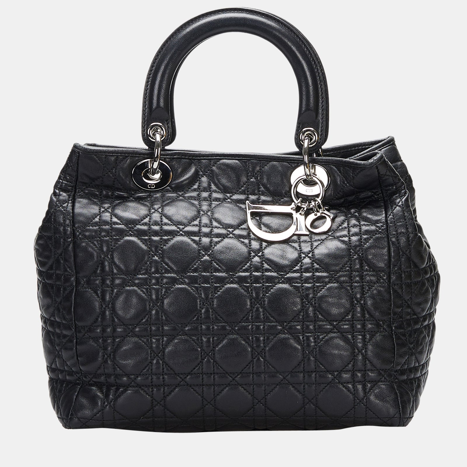 Dior Black Large Soft Lady Dior