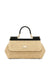 Women's Elongated Small Sicily Bag in Naturblck | BB7652A2Y84