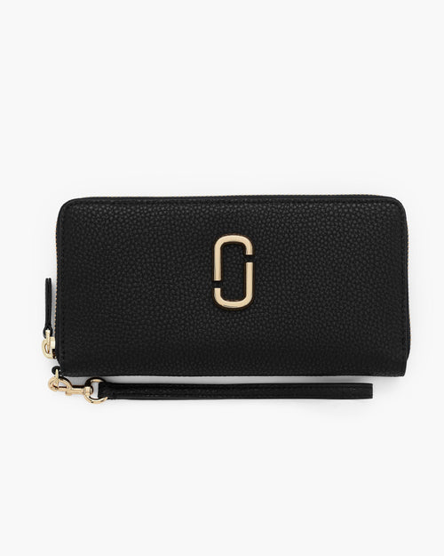 Marc Jacobs The Pebble J Marc Continental Wallet in Black