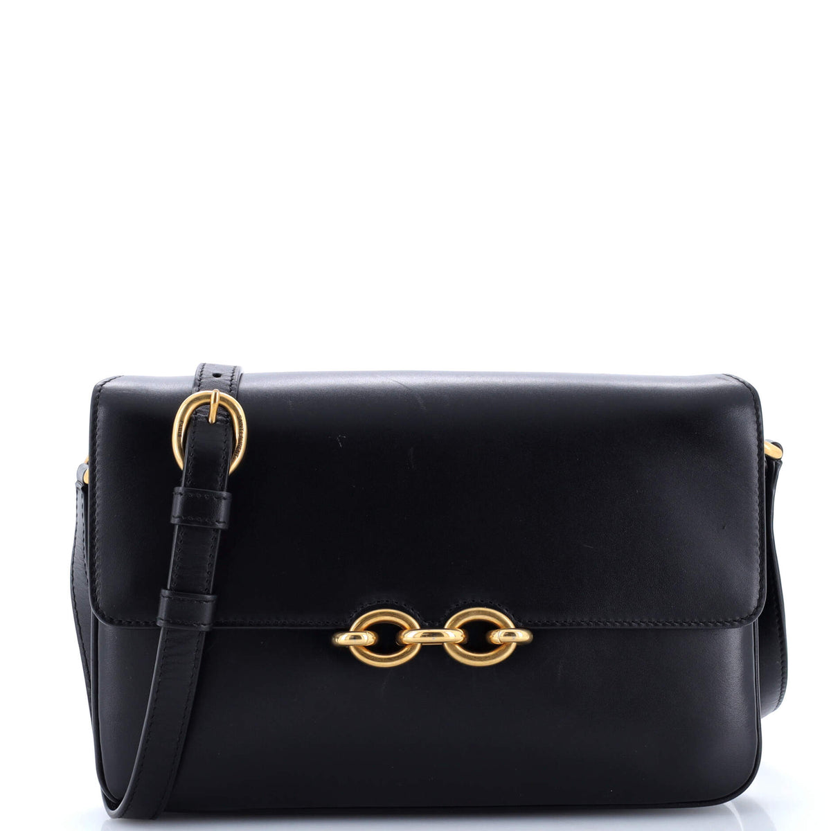 Saint Laurent Le Maillon Shoulder Bag Leather Medium